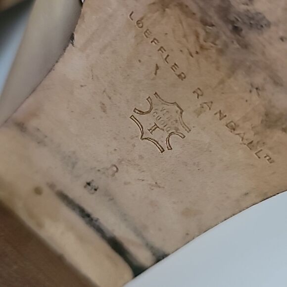 Loeffler Randall Women's Tan Etta Jeweled Block Heel Sandals - Picture 7 of 8